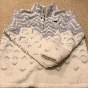 Pink VS ~  Sherpa worn twice like new!